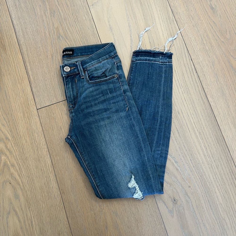 Express Cropped Legging Mid Rise Jeans Size 2
